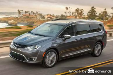 Insurance rates Chrysler Pacifica in Chicago