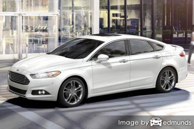 Insurance rates Ford Fusion in Chicago