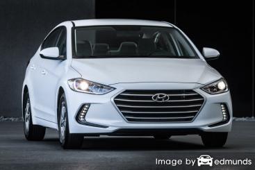 Insurance rates Hyundai Elantra in Chicago