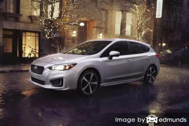 Insurance rates Subaru Impreza in Chicago